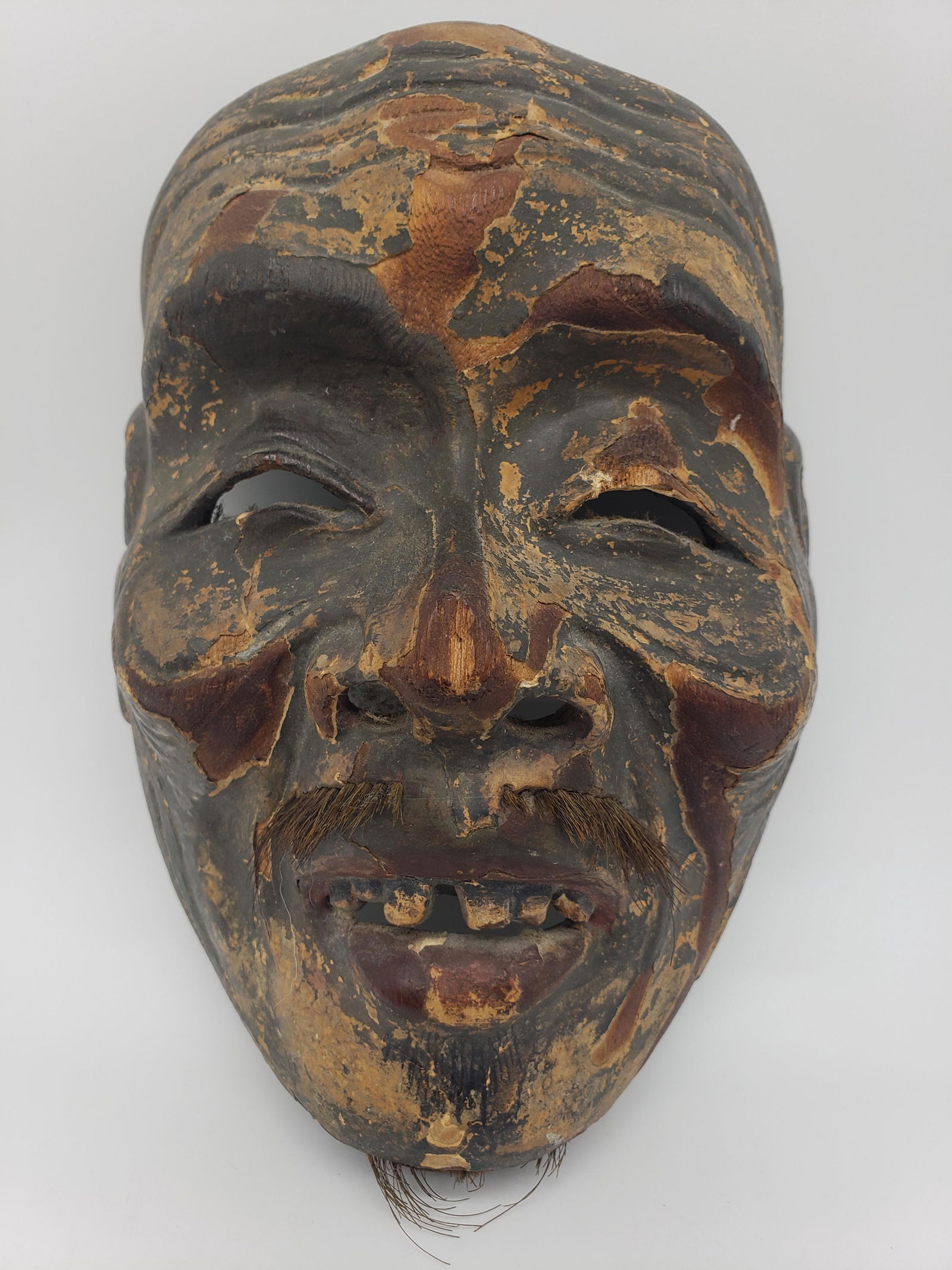 16TH CENTURY CHINESE HAND CARVED MASK (1 of 9)