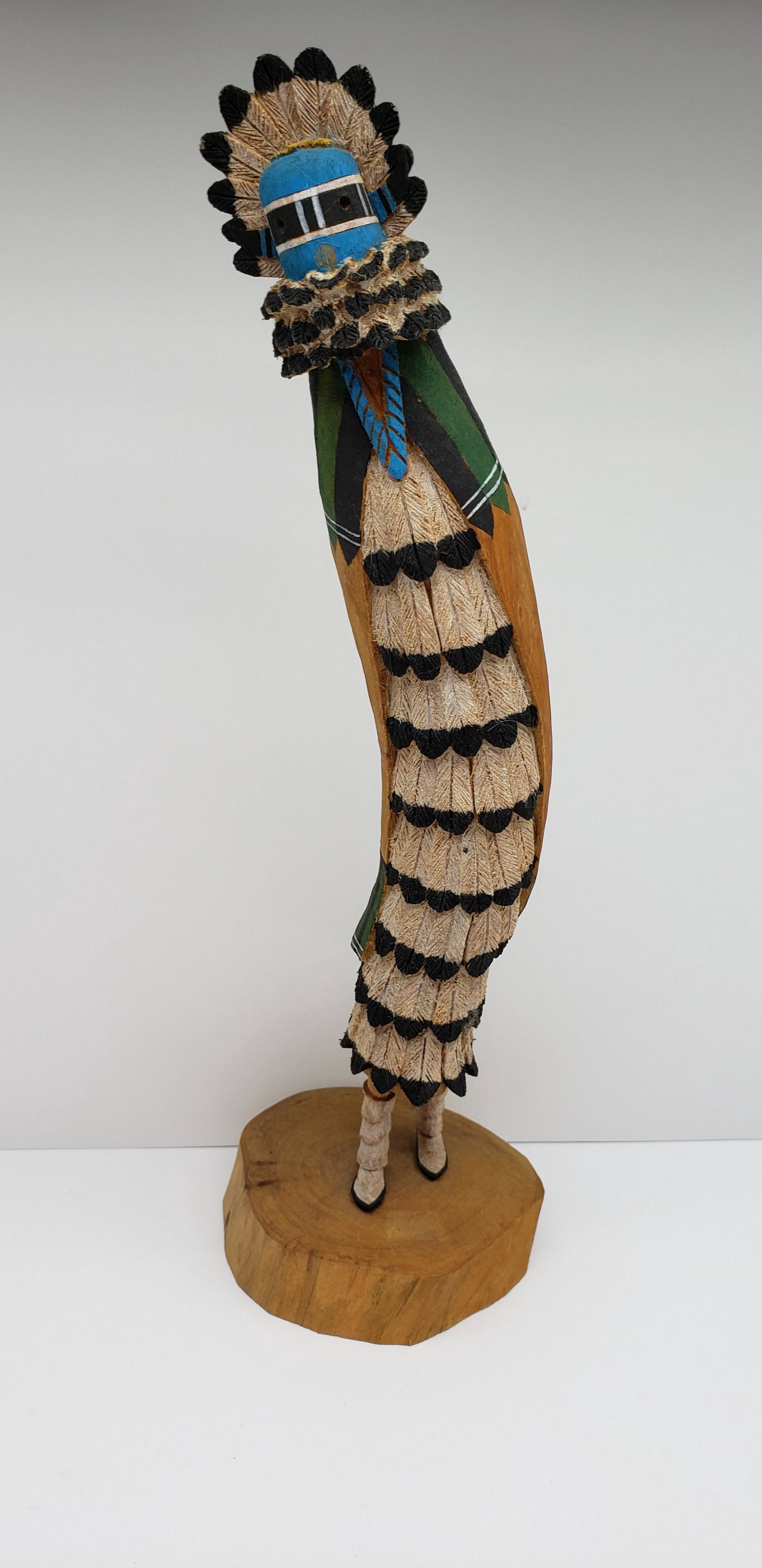 KACHINA DOLL SO SALAKO MANA HOPI STEWART LANZA: Kachina Doll So Salako Mana Hopi Stewart Lanza Piece is 14" x 4 1/4" All items Located in in Hollywood Florida Warehouse For Shipping Call today for quote they have item numbers and Pak Mail is availa