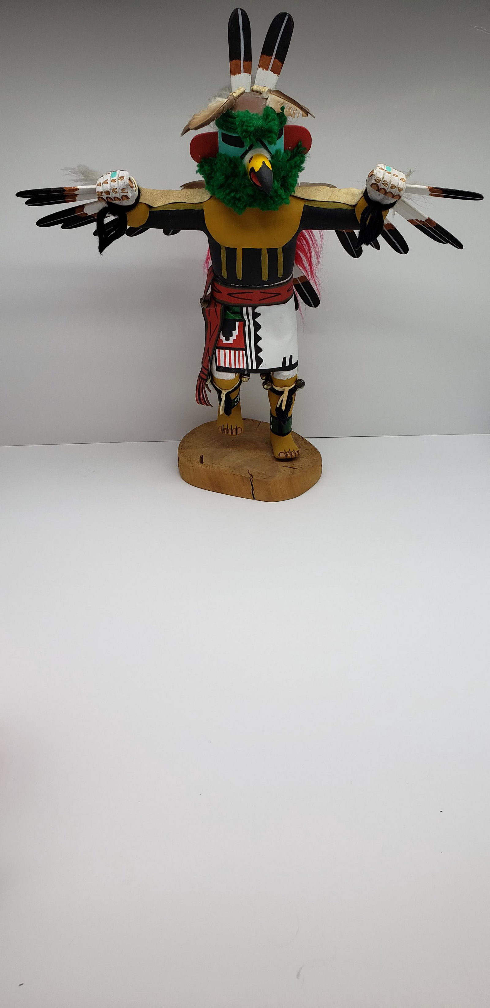 KACHINA DOLL MONTY DUBEPOO: Kachina Doll Monty Dubepoo Piece is 16" x 13" All items Located in in Hollywood Florida Warehouse For Shipping Call today for quote they have item numbers and Pak Mail is available for all your custom