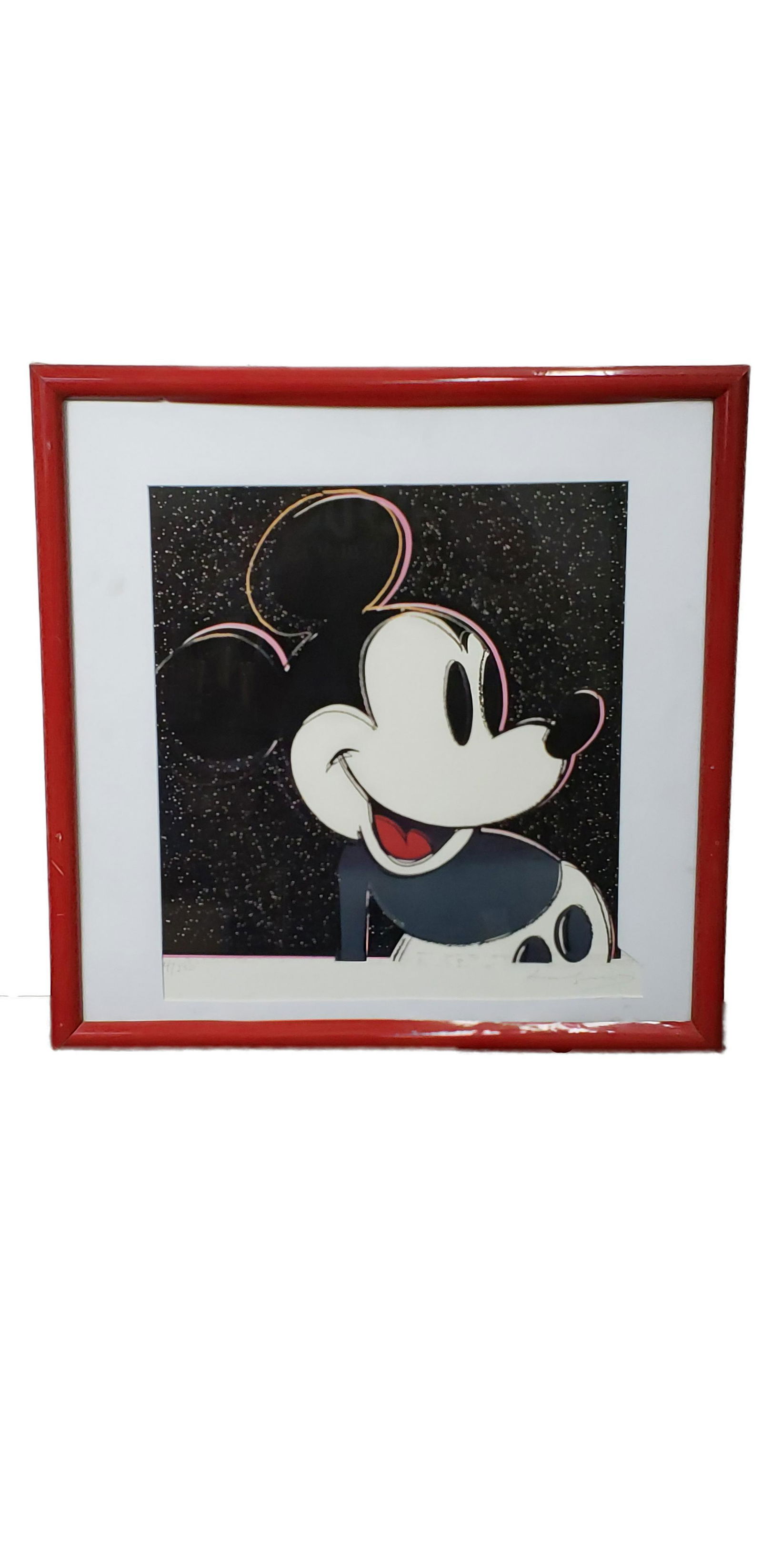 ANDY WARHOL LITHOGRAPH PENCIL SIGNED NUMBERED 4/250 (1 of 5)