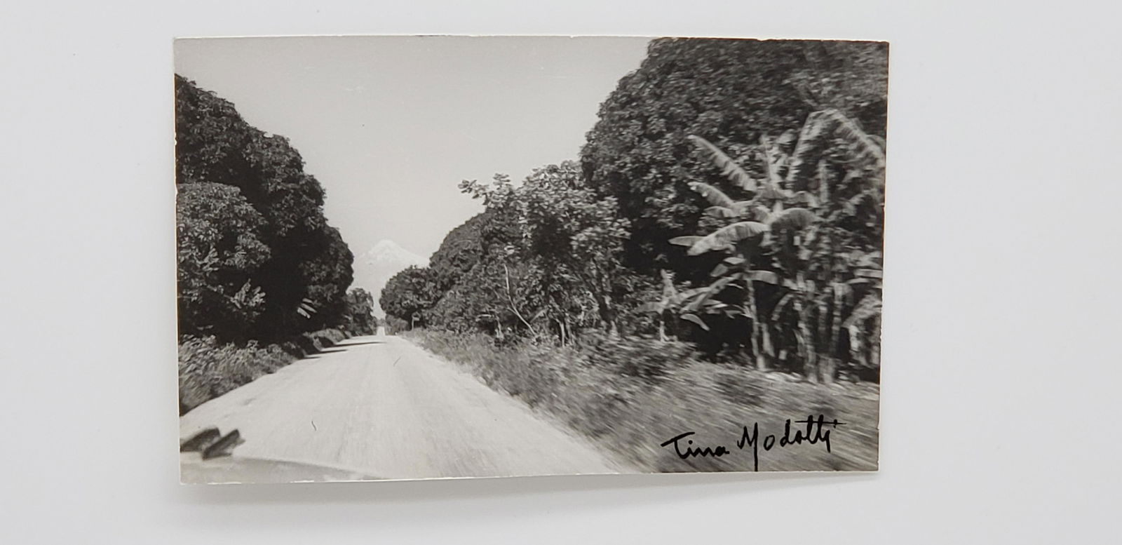 TINA MODOTTI SIGNED ORIGINAL STUDIO STAMPED: Tina Modotti Signed Original Studio Stamped Piece is 5" x 3 1/4"As a young girl in Italy her uncle, Pietro Modotti, maintained a photography studio. Later in the U.S., her father briefly ran a similar