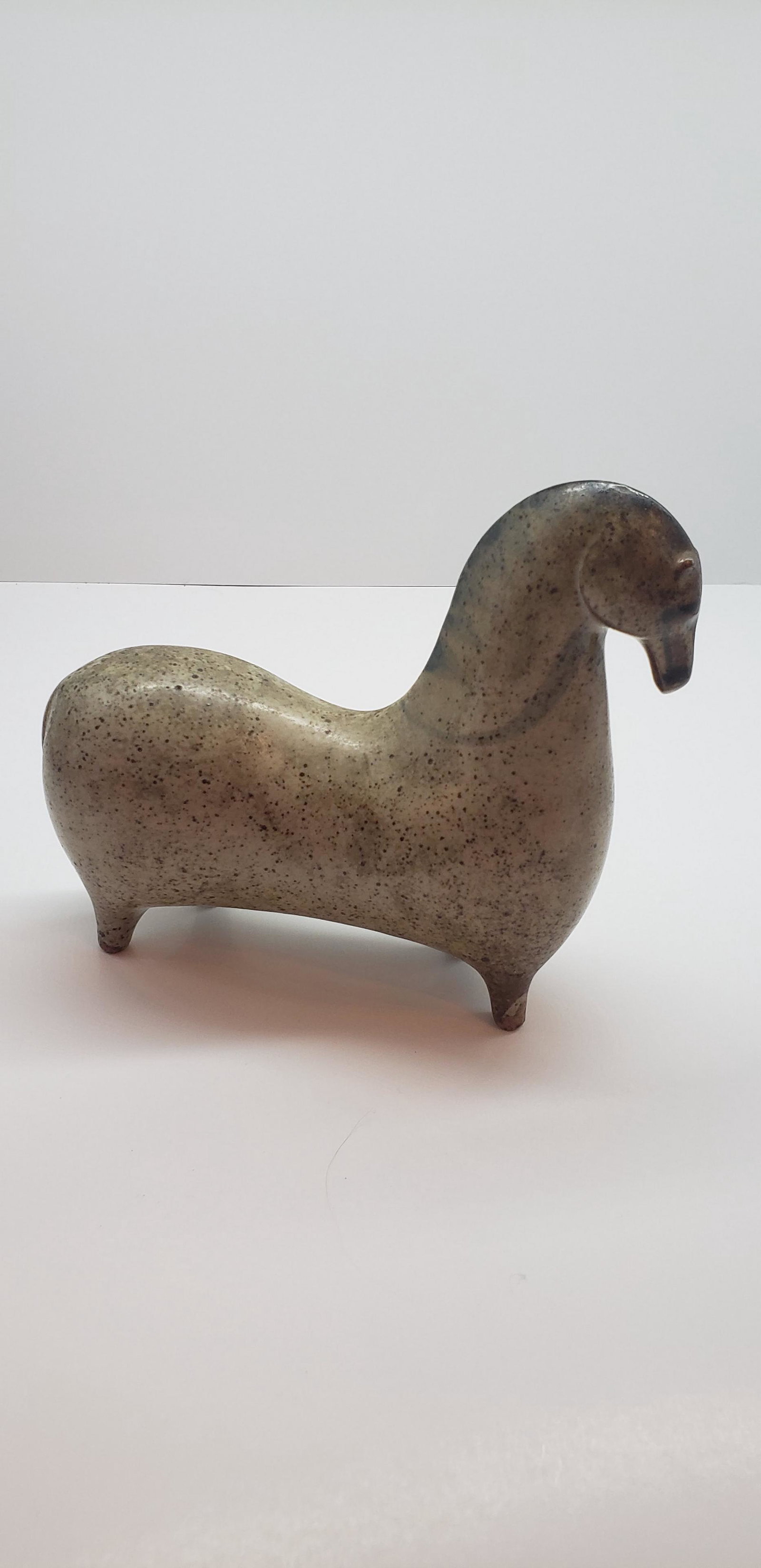 COLUMBIAN POTTERY HORSE SCULPTURE: Columbian Pottery Horse Sculpture 6" x 6 3/4" x 2 1/4" All items Located in in Hollywood Florida Warehouse For Shipping Call today for quote they have item numbers and Pak Mail is available for all yo
