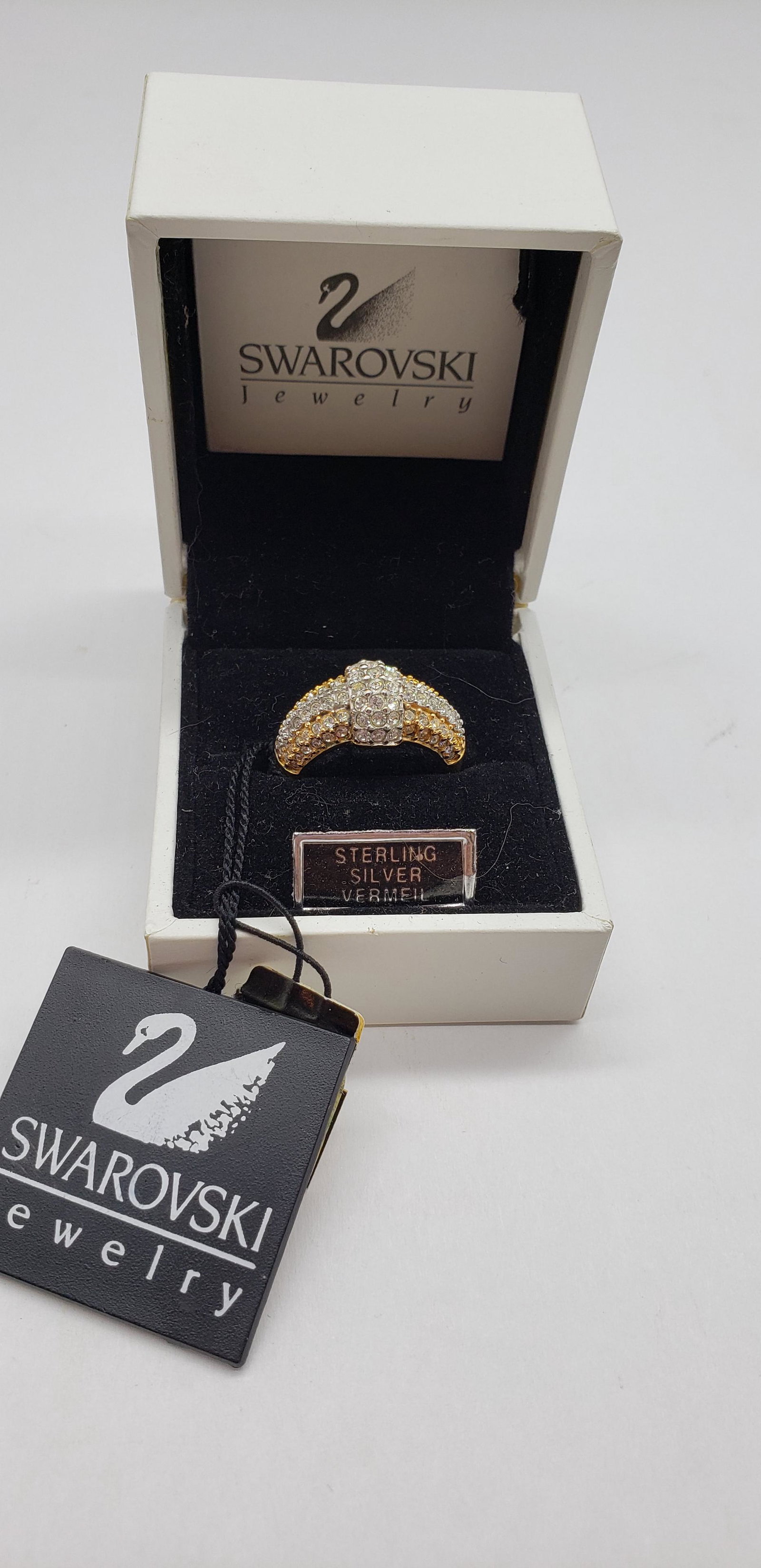 SWAROVSKI 925 STERLING SILVER RING (1 of 4)