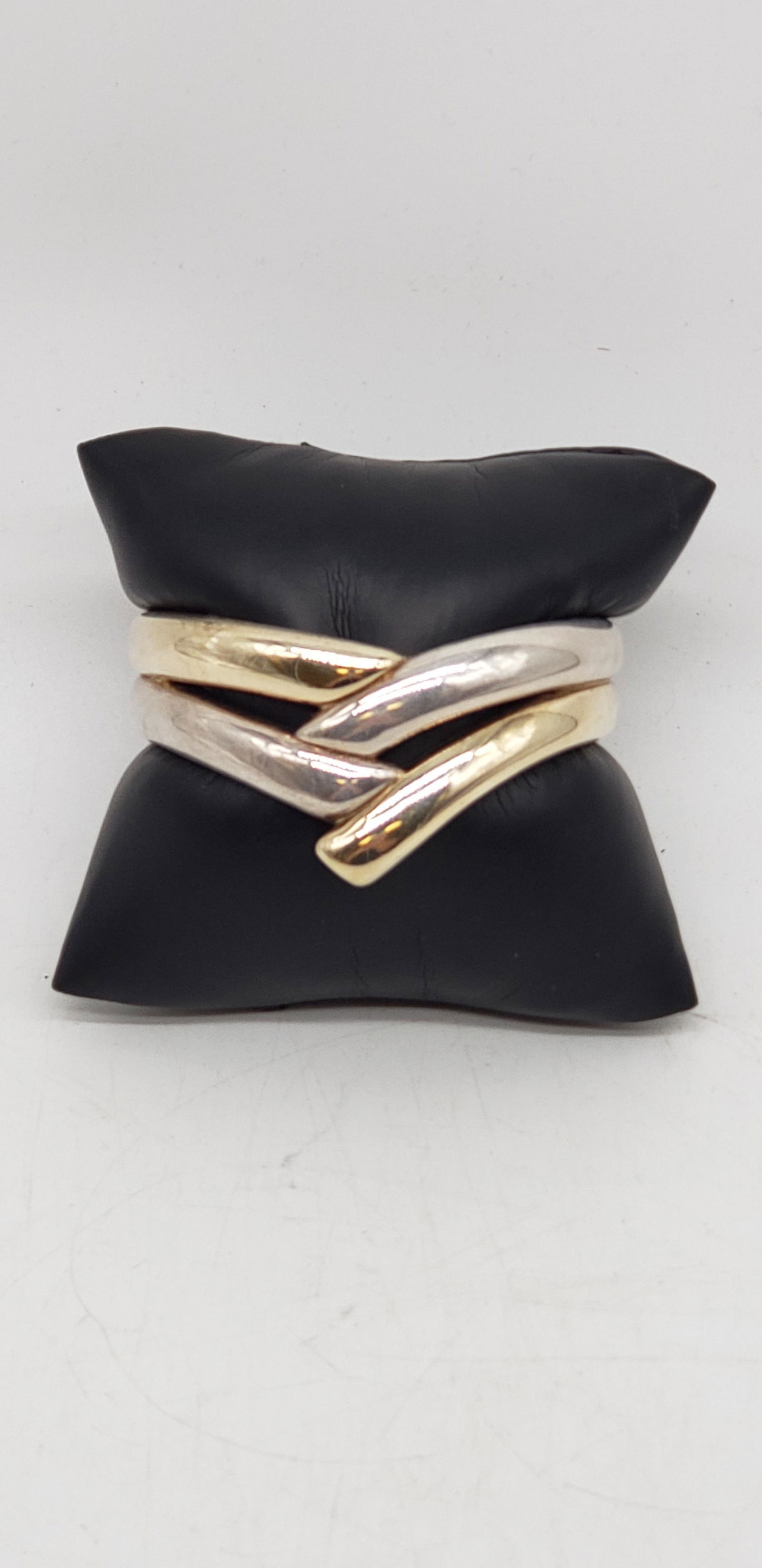 ILAN HUBARA STERLING SILVER VINTAGE CHUNNKY BRACELET (1 of 7)