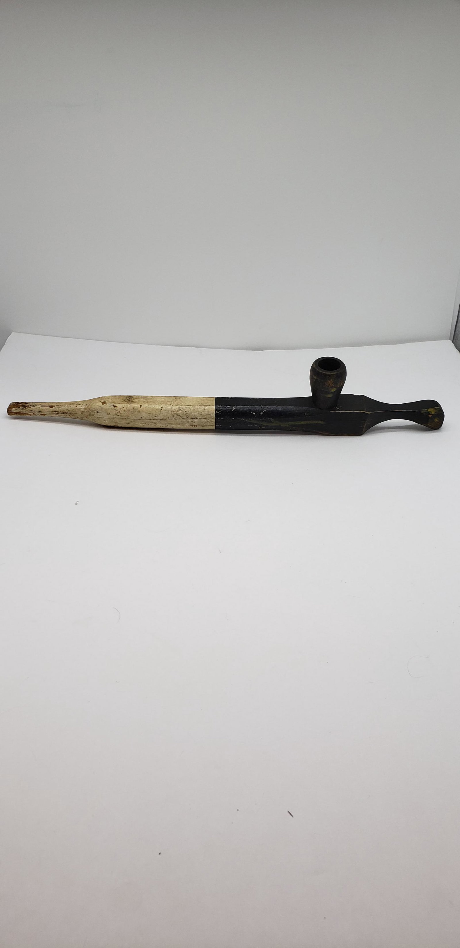 HAND CARVED PEACE PIPE: HAND CARVED PEACE PIPE 15 1/2" X 1 1/4" All items Located in in Hollywood Florida Warehouse For Shipping Call today for quote they have item numbers and Pak Mail is available for all your custom packa