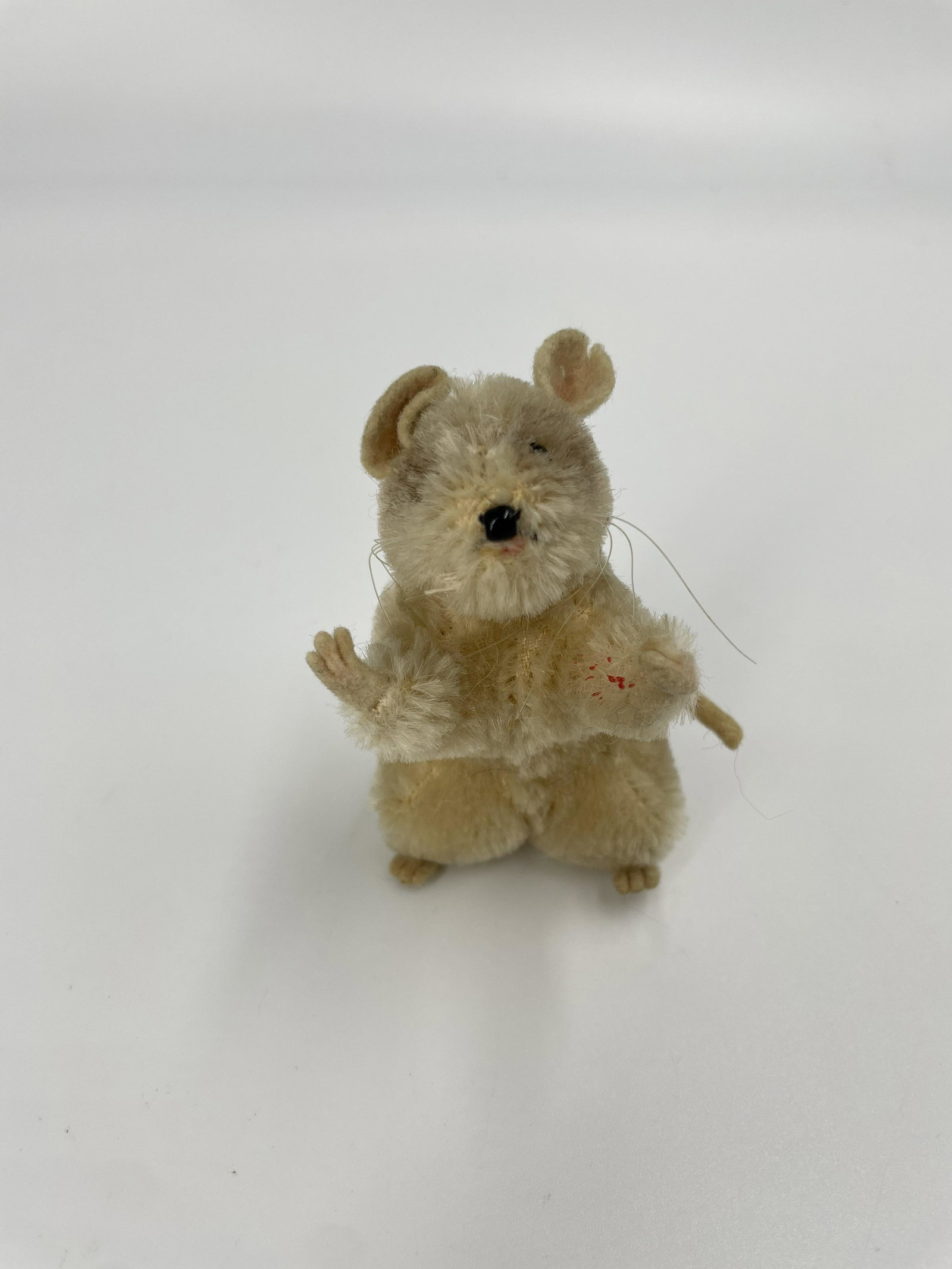 STEIFF MOUSE MISSING ORIGINAL EAR TAG: STEIFF MOUSE MISSING ORIGINAL EAR TAG 3 1/2" X 2" All items Located in in Hollywood Florida Warehouse For Shipping Call today for quote they have item numbers and Pak Mail is available for all your cu