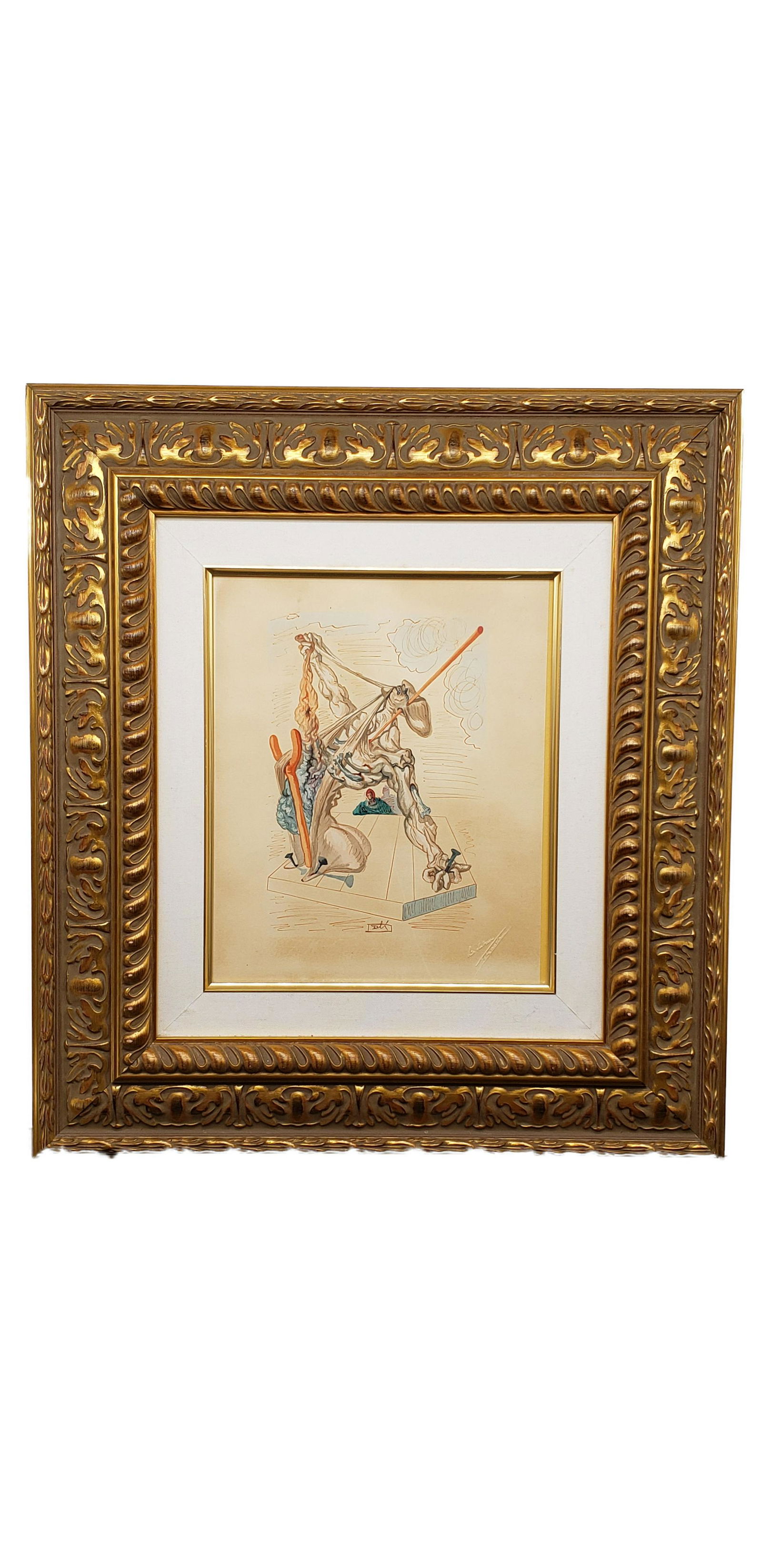 SALVADOR DALI COLORED LITHOGRAPH (1 of 4)