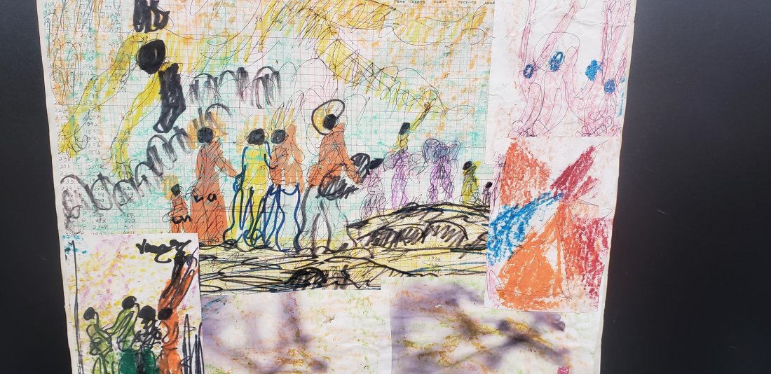 ORIGINAL PUVIS YOUNG DOUBLE MARKER ON PAPER (1 of 4)