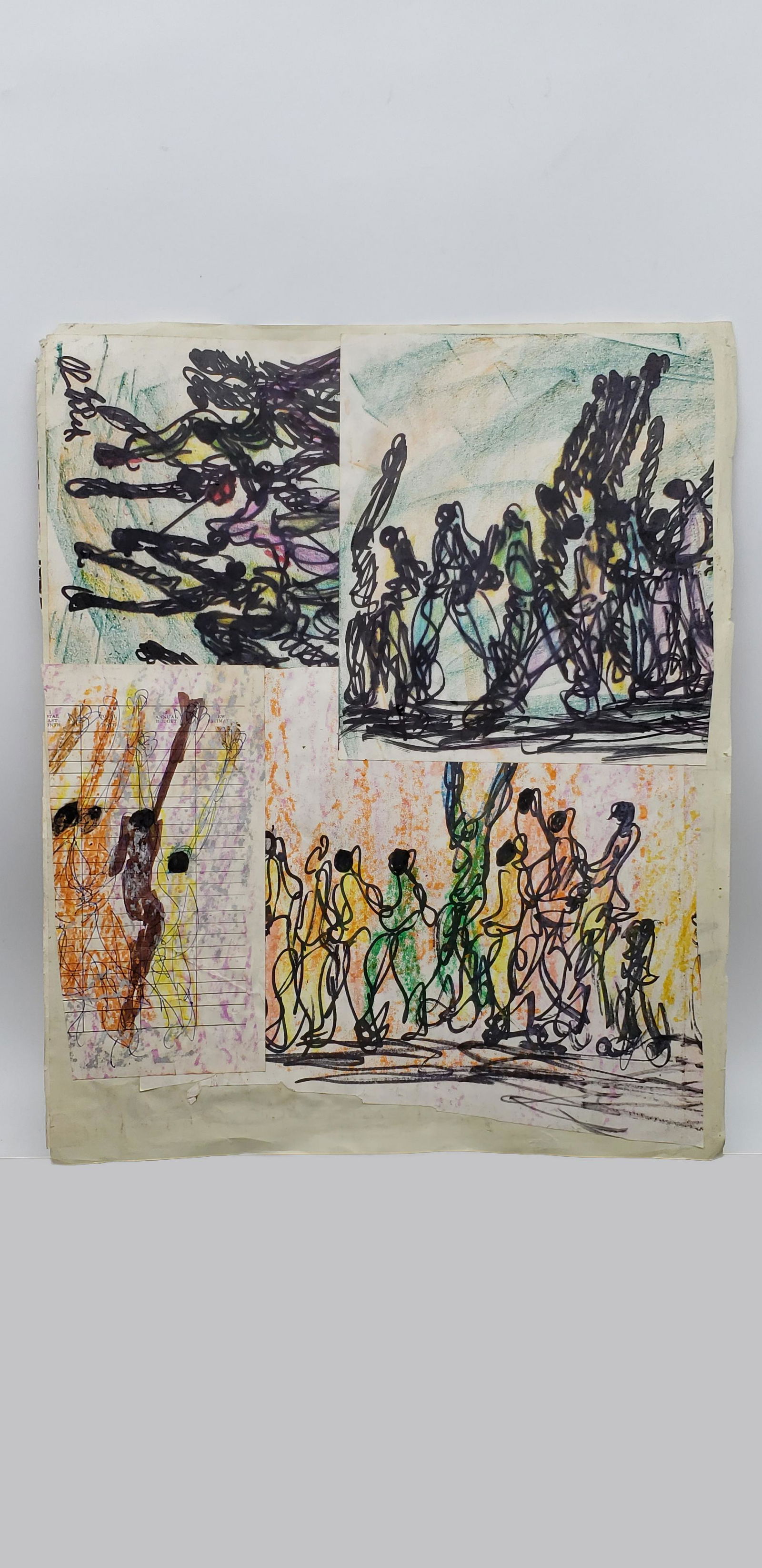 PURVIS YOUNG MIXED MEDIA ON HOTEL REGISTRATION PAPER (1 of 2)