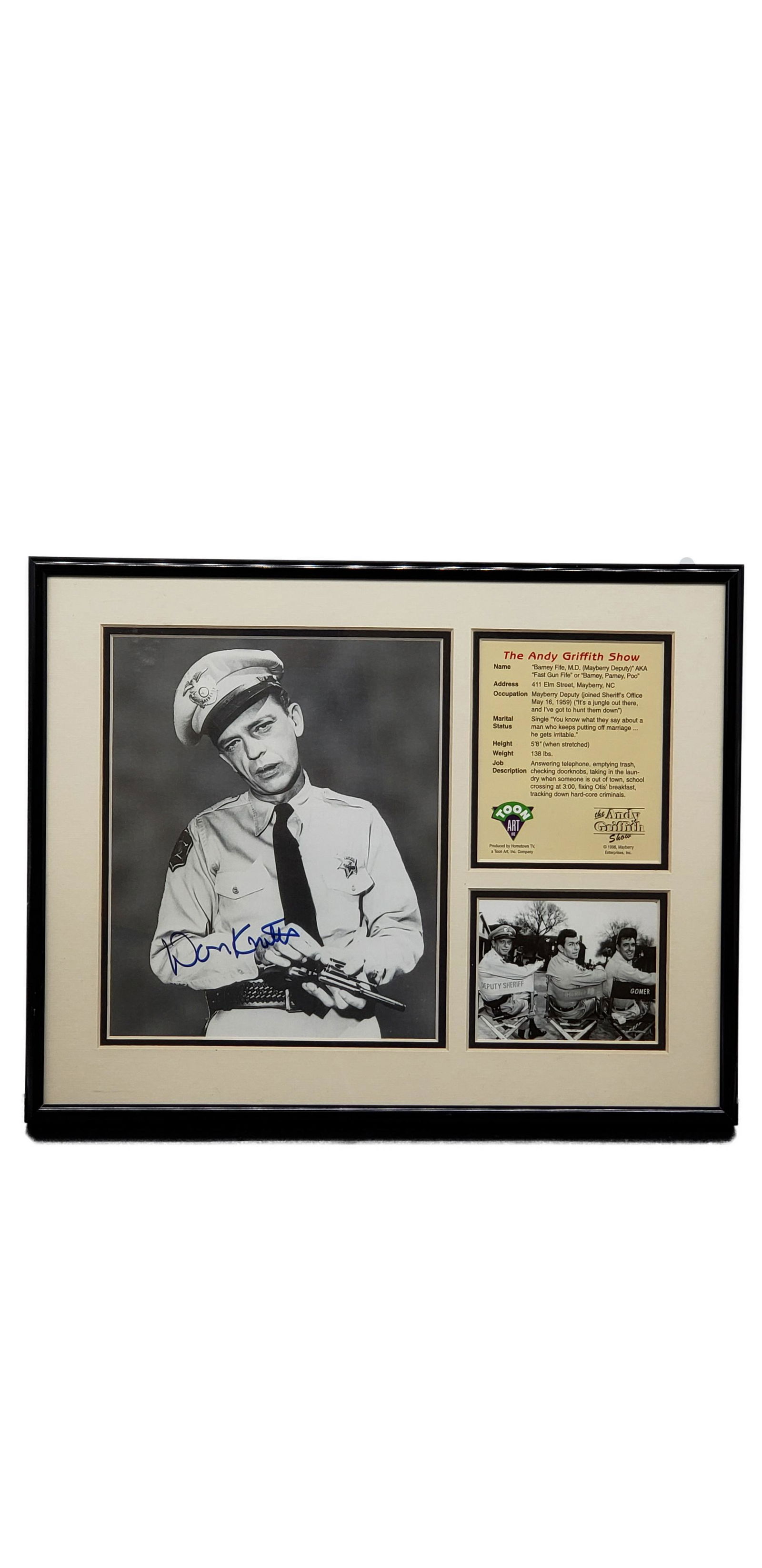 AUTOGRAPHED DON KNOTTS PHOTOGRAPH WITH COA (1 of 8)