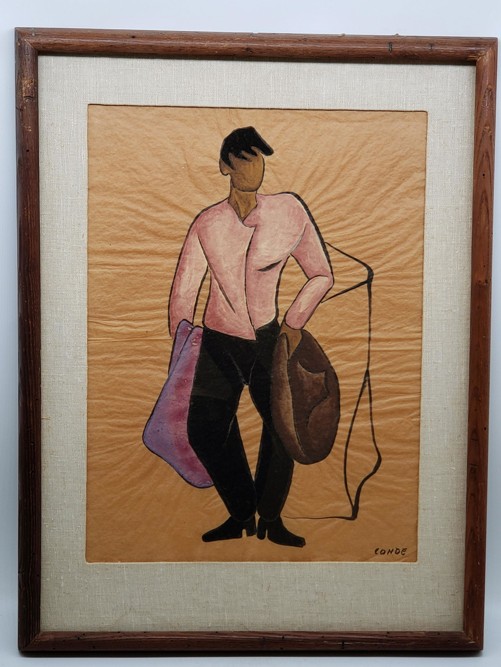 MIGUEL CONDE WATERCOLOR AND GOUACHE ON VELLUM PAPER (1 of 4)