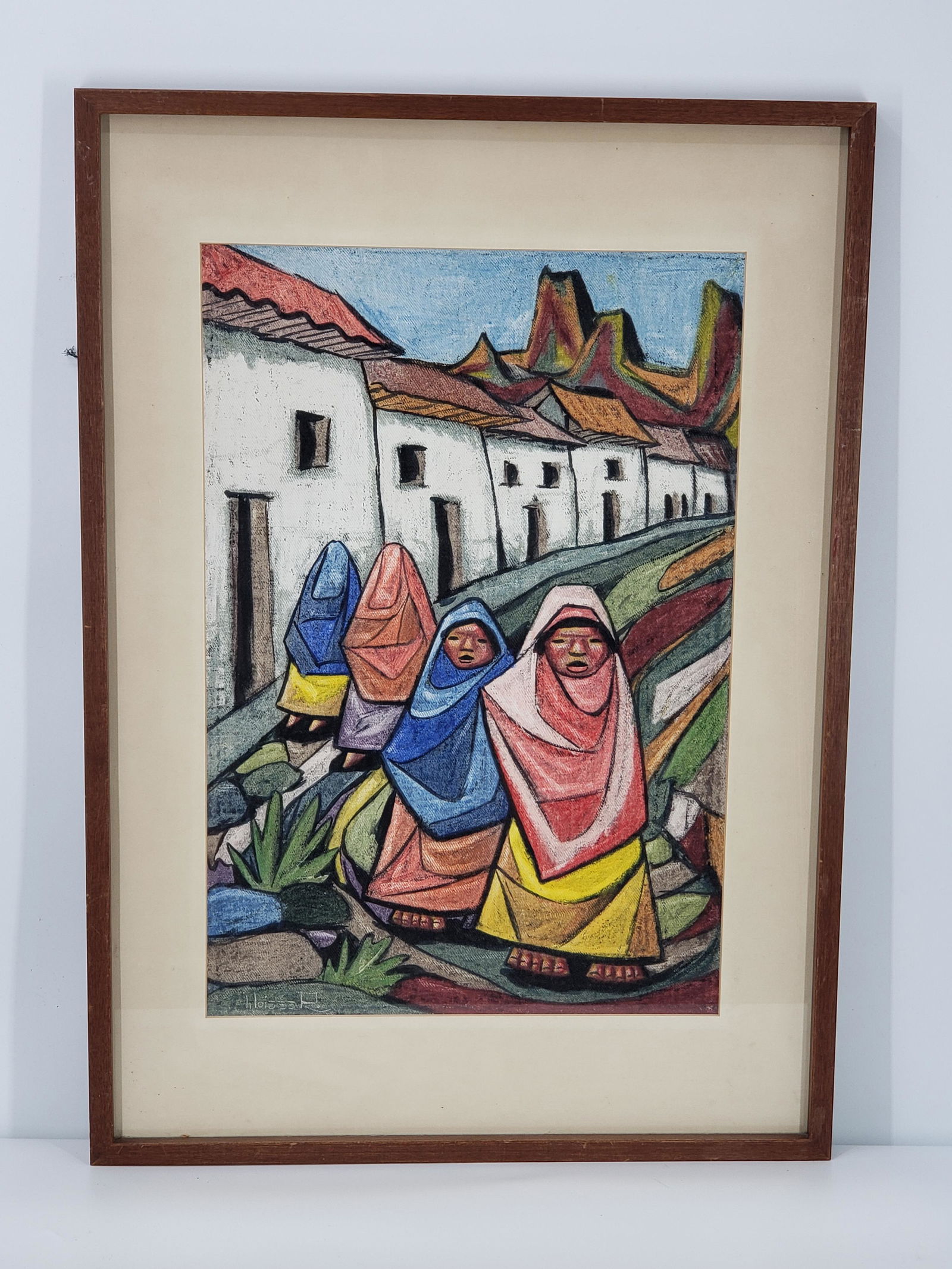 RAPHAEL MOISES COLORED PENCIL AND GOUACHE ON PAPER (1 of 4)