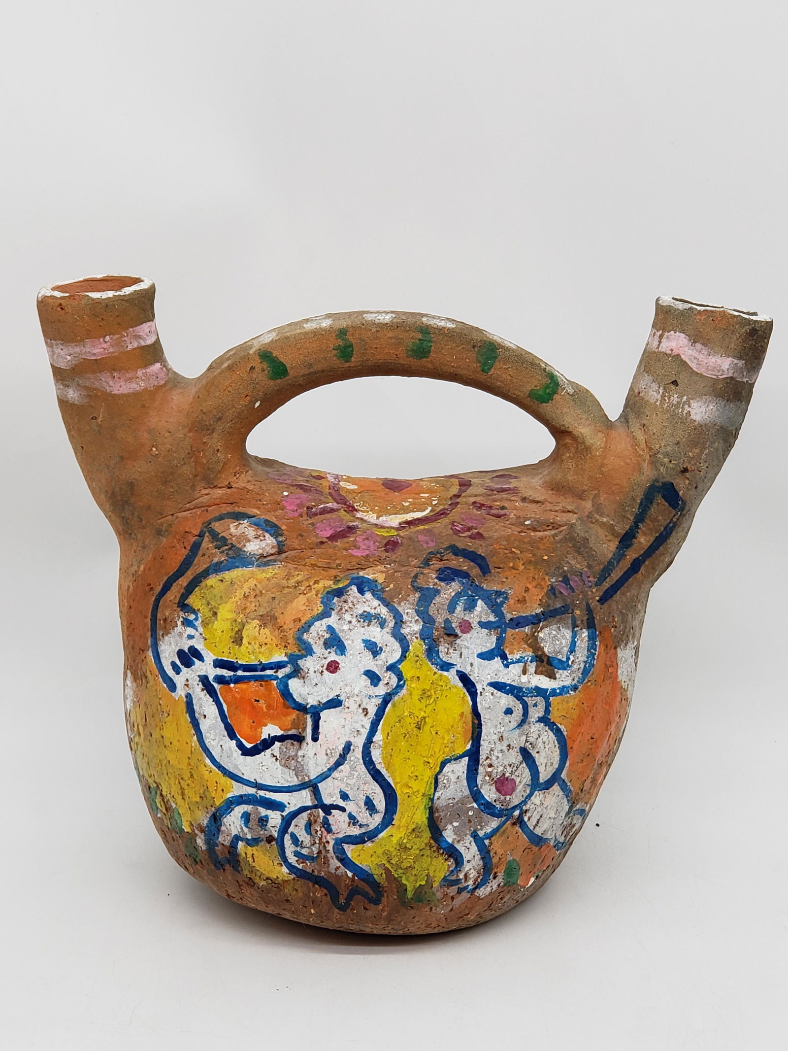 ANTIQUE TERRACOTTA WATER VESSEL (1 of 8)