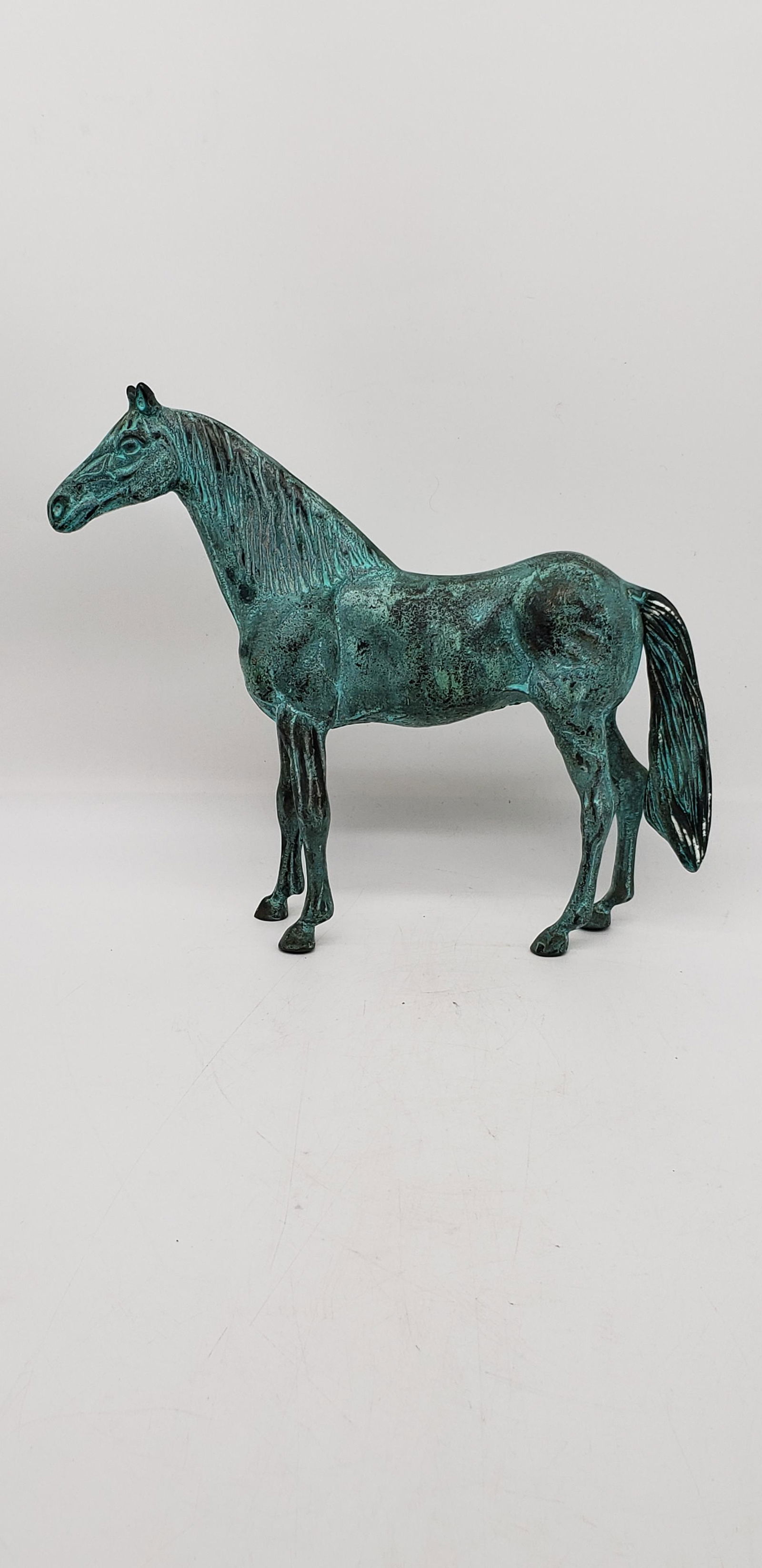 ANTIQUE BRONZE HORSE FIGURE (1 of 7)