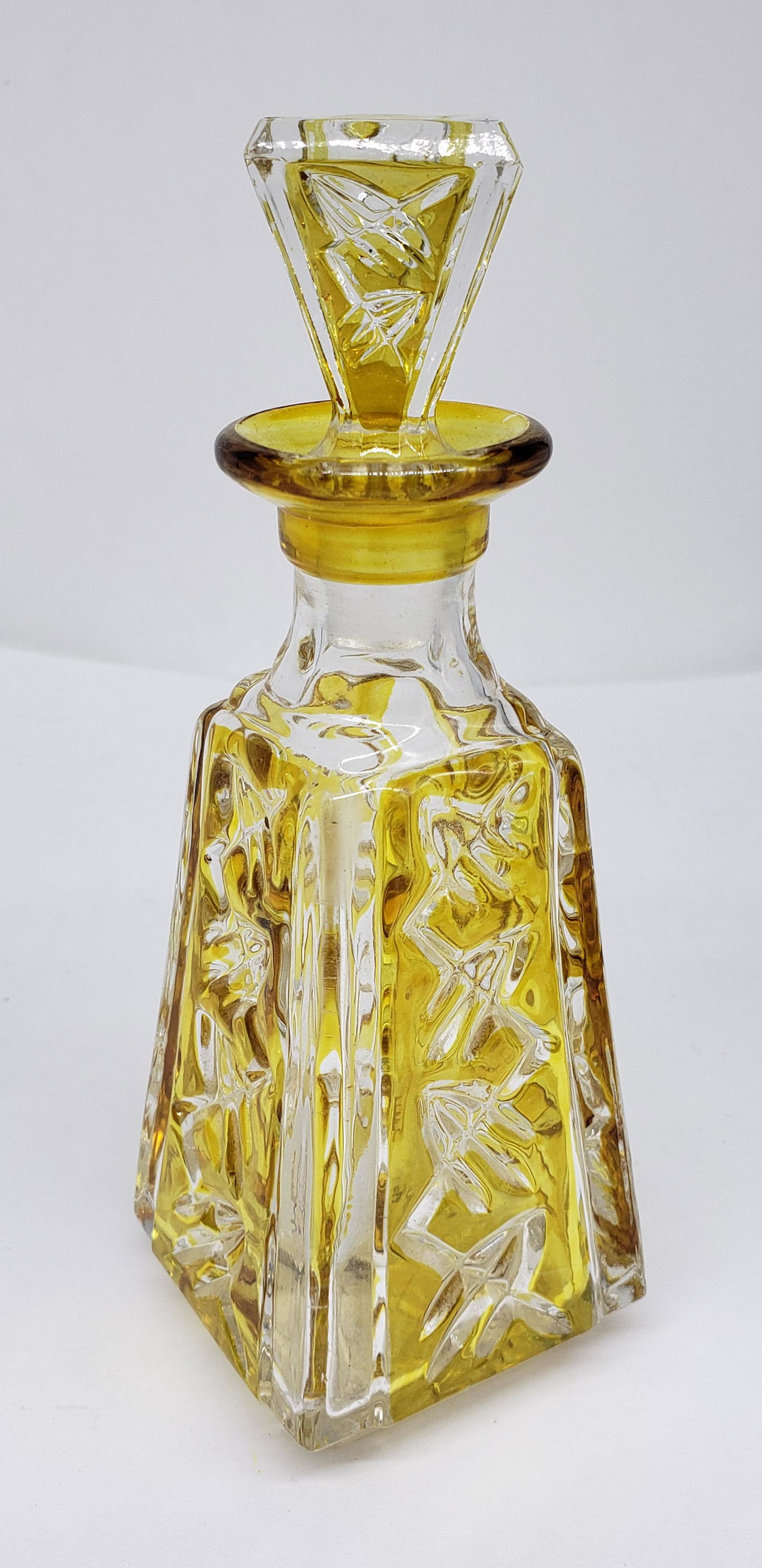 VICTORIAN PRESSED GLASS PERFUME (1 of 3)