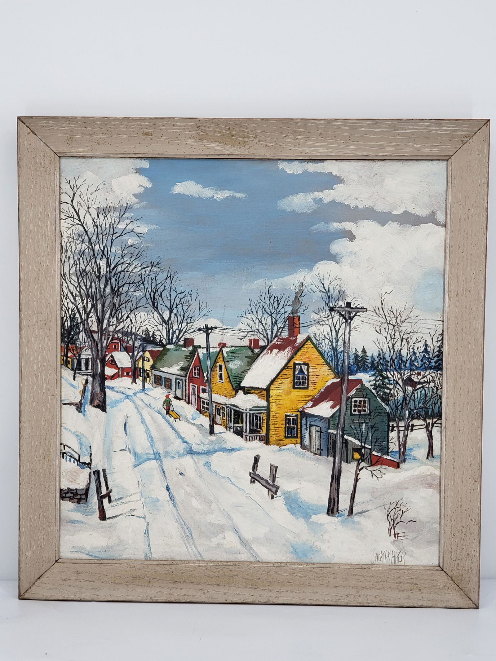 JACK PARKER OIL ON BOARD (1 of 4)