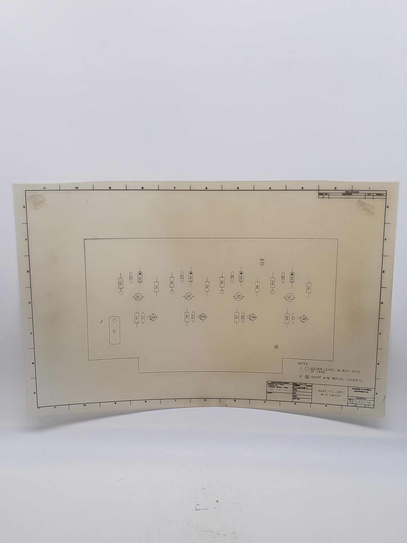 NASA APOLLO BLUEPRINT SCHEMATIC (1 of 3)