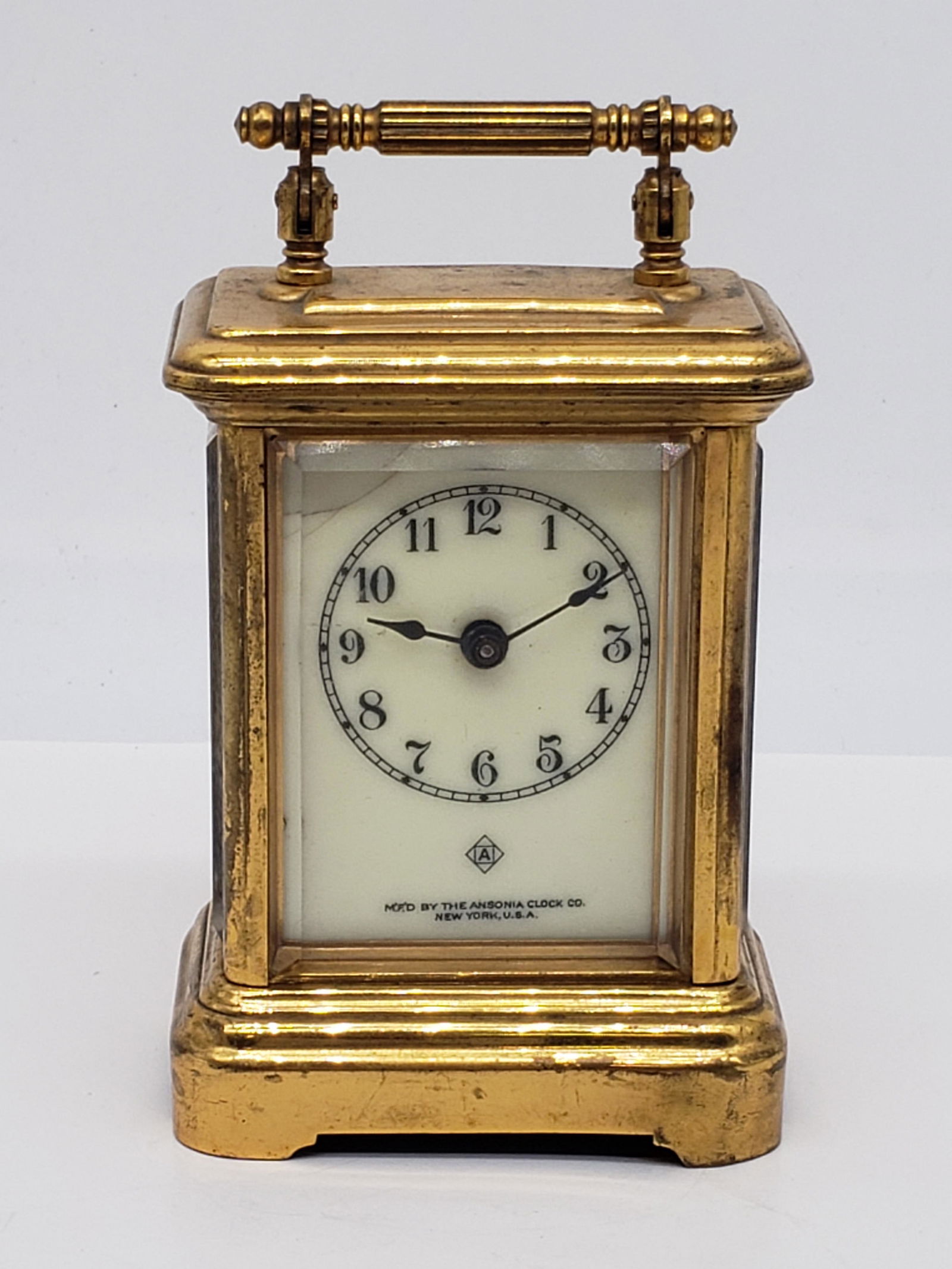 ANTIQUE ANSONIA CARRIAGE CLOCK (1 of 8)