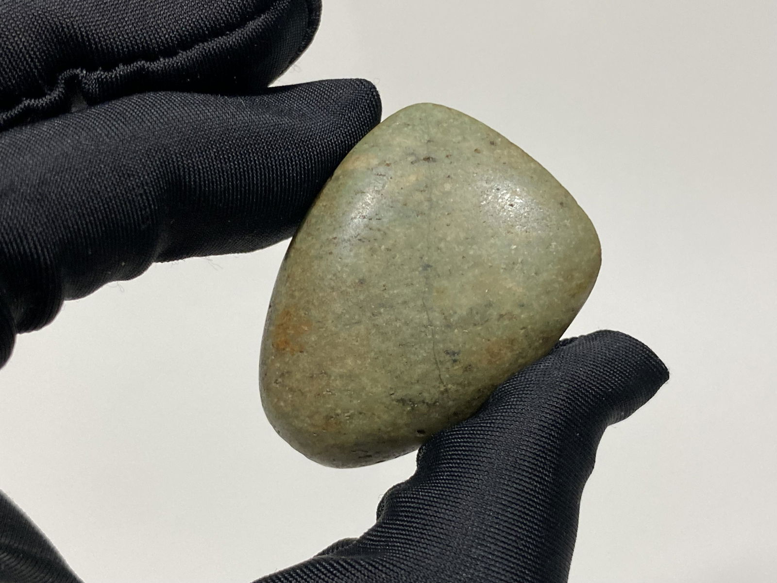 PRE-COLUMBIAN NATIVE AMERICAN INDIAN CARVED STONE HAMMER AXE TOOL HEAD (1 of 3)