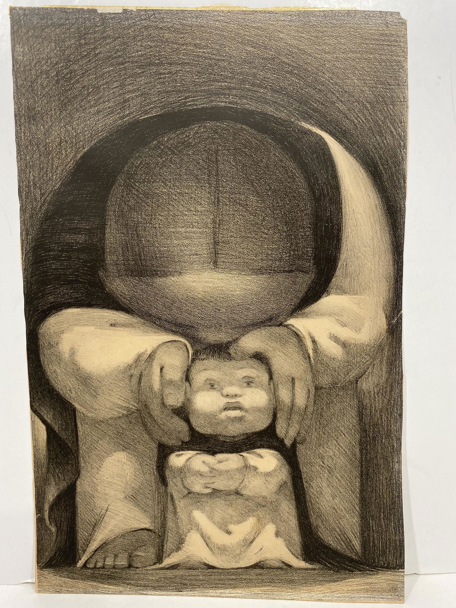 JEAN CHARLOT FRENCH-AMERICAN FIRST STEPS MOTHER SUPPORTING CHILD ART LITHOGRAPH (1 of 4)