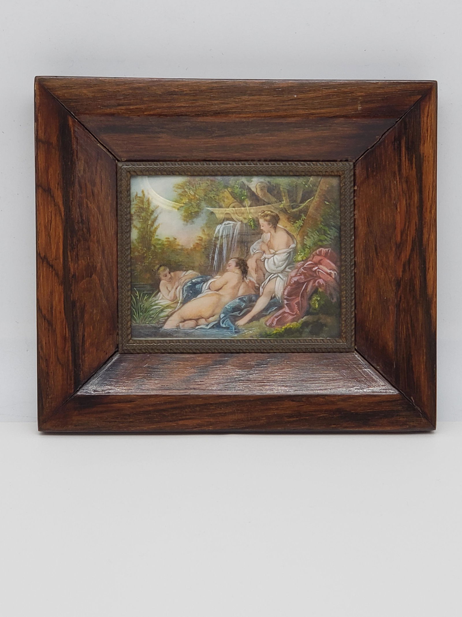 FRANCOIS BOUCHER MINIATURE OIL PAINTING (1 of 4)