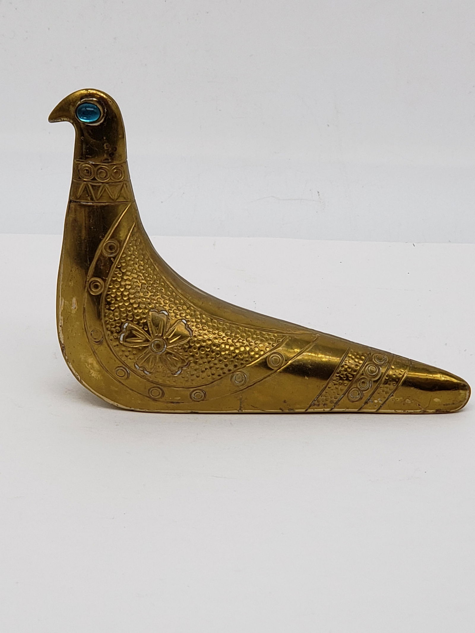 JOAQUIN TALLER TINTA MID CENTURY MODERN BRASS BIRD FIGURE (1 of 7)