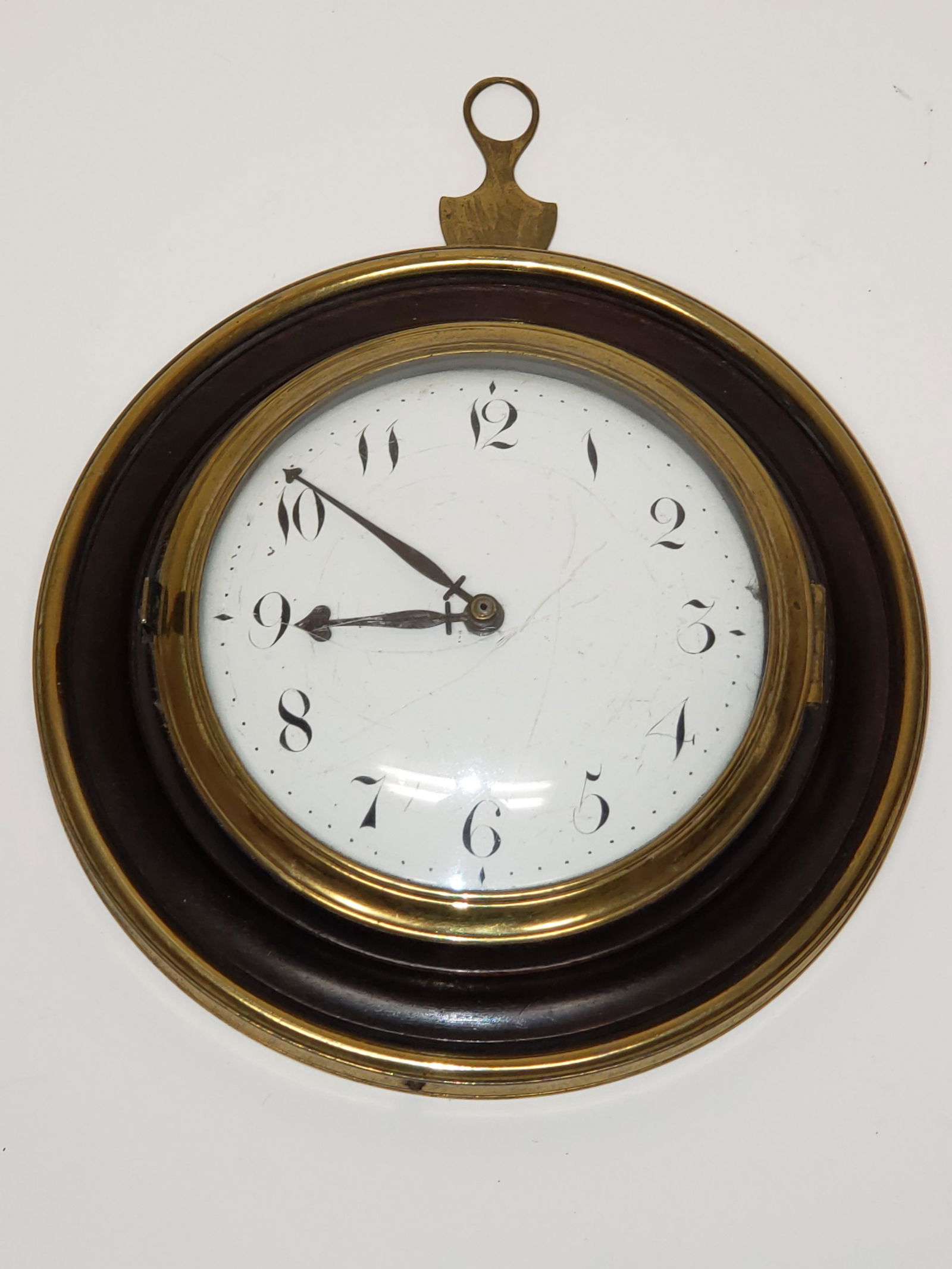 DE FRECE SWISS CLOCK: DE FRECE SWISS SEDAN CLOCK. EARLY 19TH CENTURY. 6 1/2" X 6 1/2" All items Located in Hollywood Florida Warehouse. Thank you for your inquiry about shipping your precious item/items purchased at Pucket