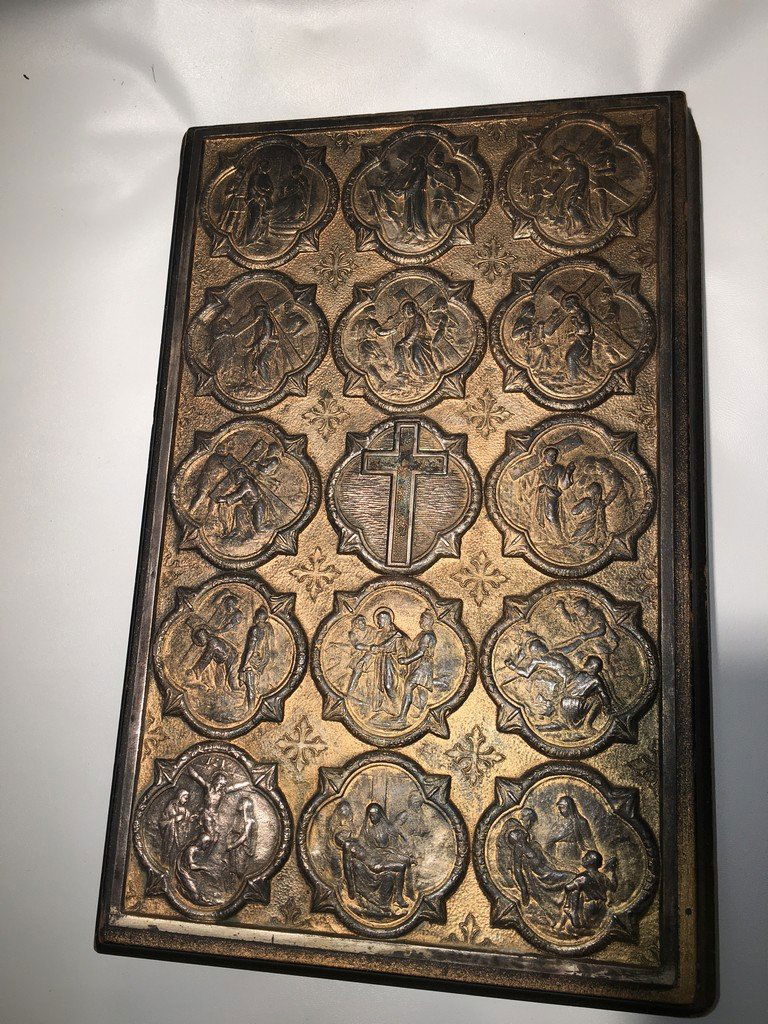 Solid Silver Religious Icon  40.3oz (1 of 9)