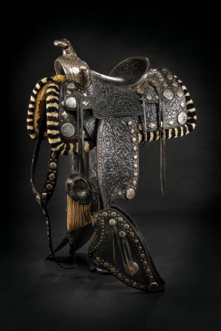 A  silver mounted San Fernando parade saddle (1 of 11)