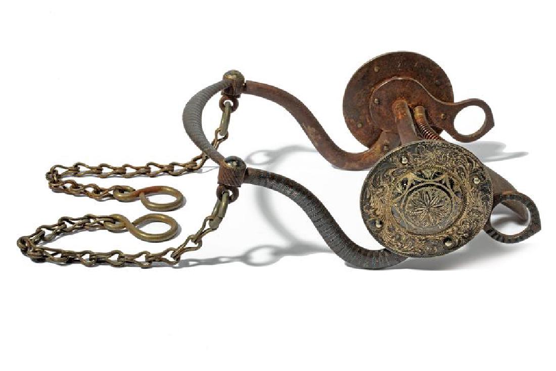 A silver decorated Spone Spade bit (1 of 2)