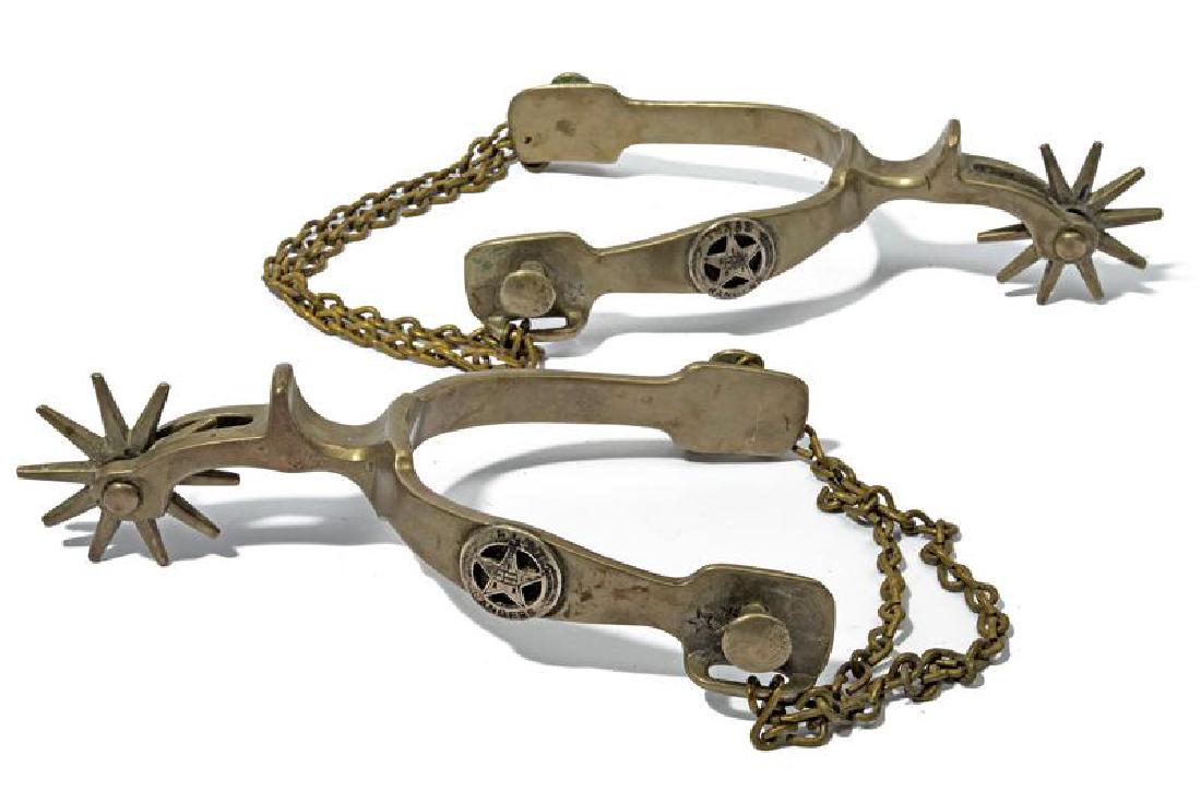 A pair of 'Texas Rangers' spurs (1 of 2)