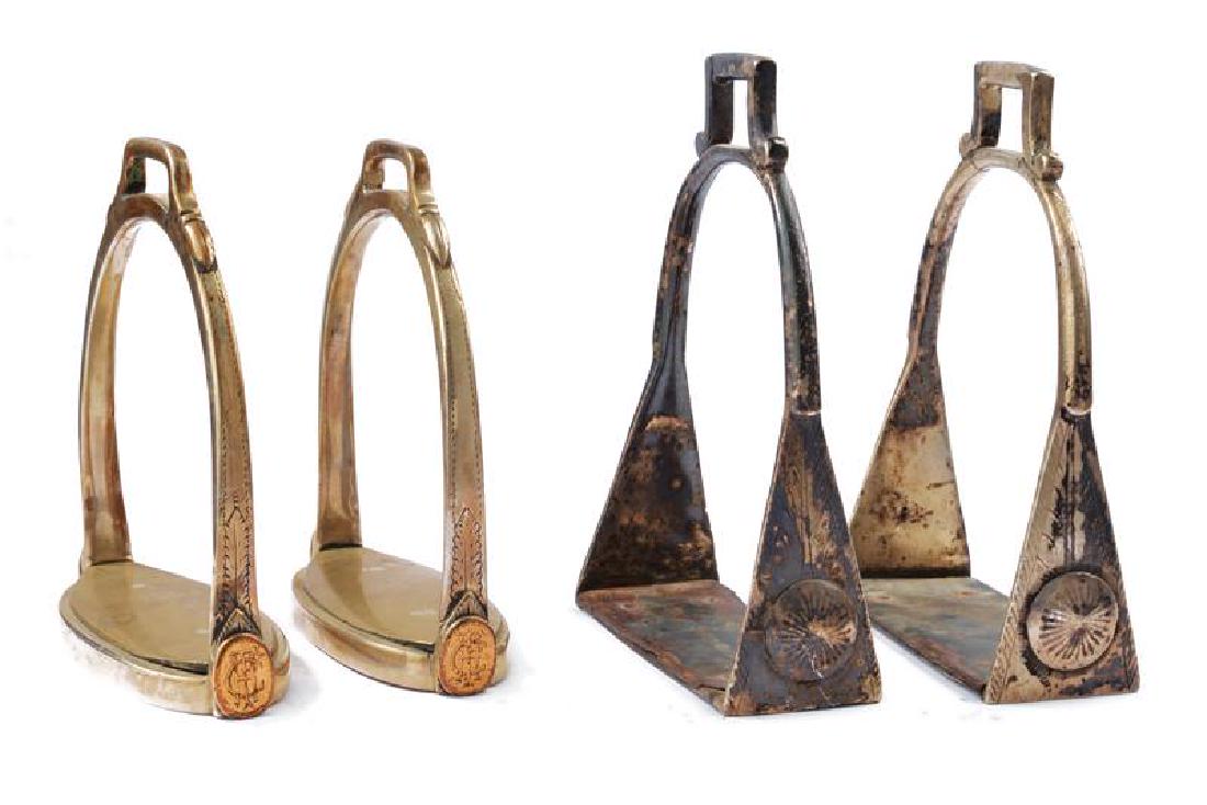 A lot of two pairs of stirrups (1 of 3)