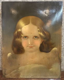 Painting of Angel by Johann Christian Reinhart, d.1845: Painting of Angel by Johann Christian Reinhart, 16"x 12.5".Provenance: Alexander Gallery, 942 Madison Avenue, NY, NY.