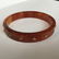 18k, orange bakelite bracelet by Mark Davis - 7