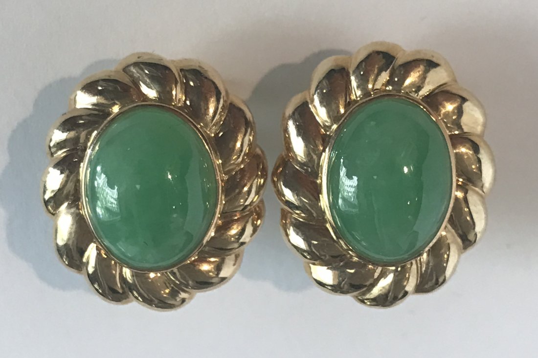 Pair of jade earrings-GIA report (1 of 10)