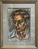 Watercolor draw.of a man, signed "CW '41"