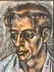 Watercolor draw.of a man, signed "CW '41" - 3