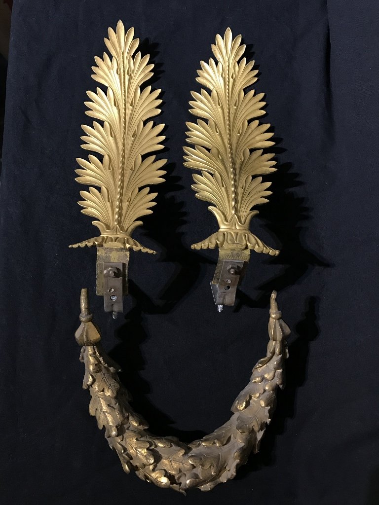 Box lot-gilt metal decoration (1 of 5)