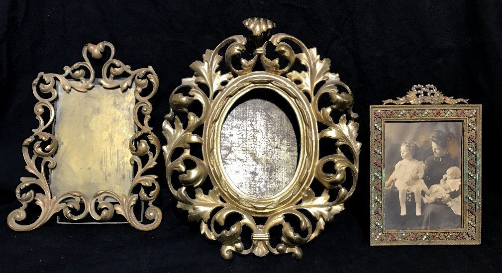 Three antique picture frames (1 of 7)