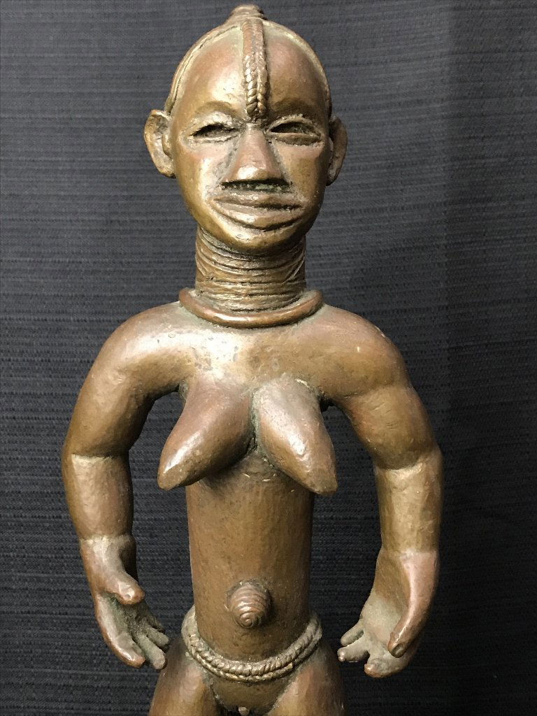 Bronze tribal figure (1 of 7)