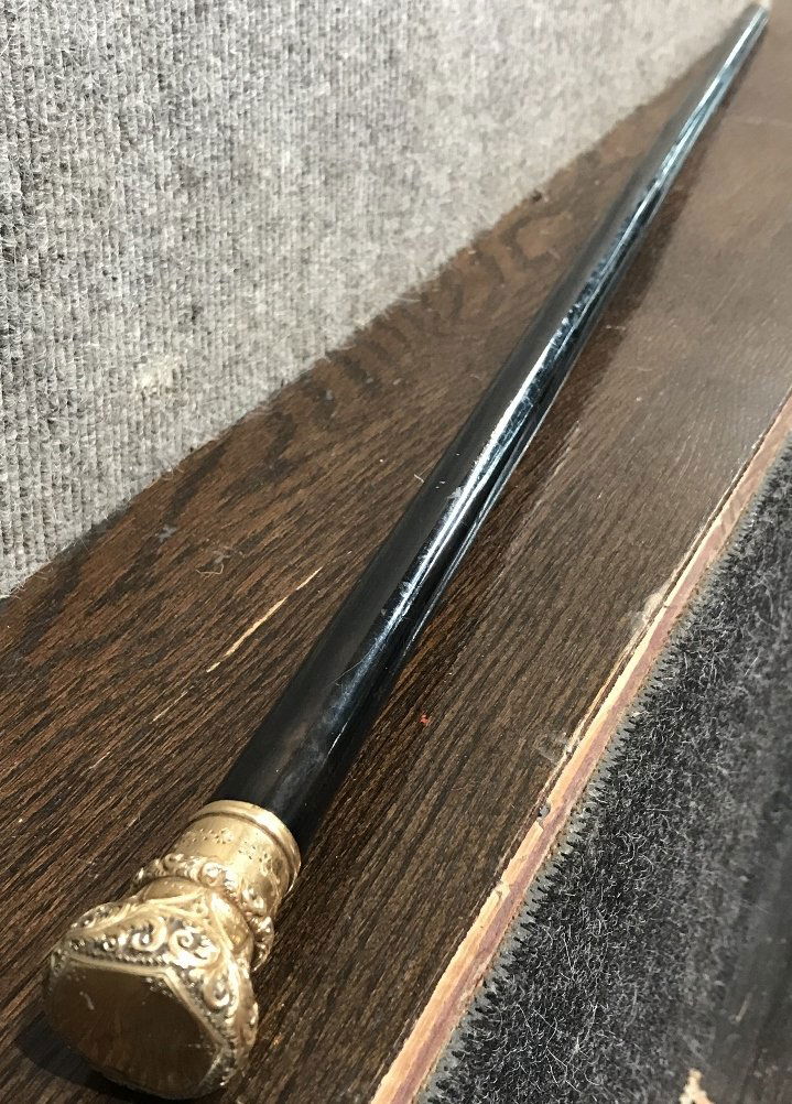 Gold filled walking stick, c.1880 (1 of 6)