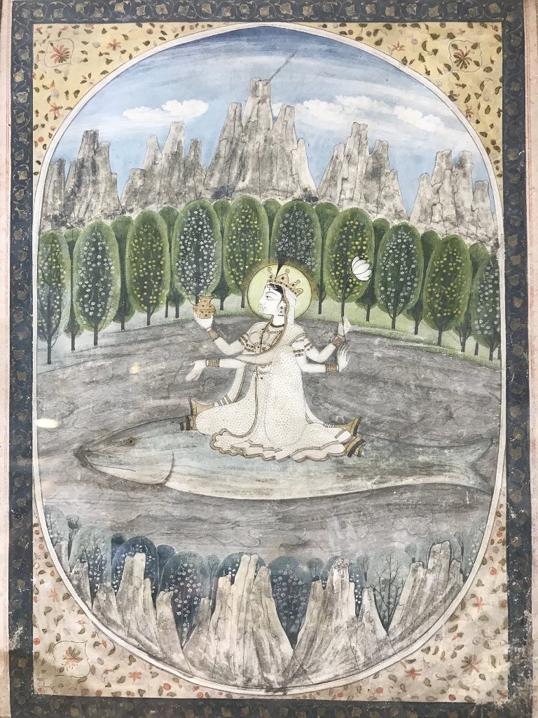 Indian miniature painting, 18th/19th cen (1 of 5)