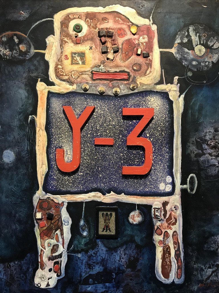 Mixed media painting by Mario Persico (1 of 10)