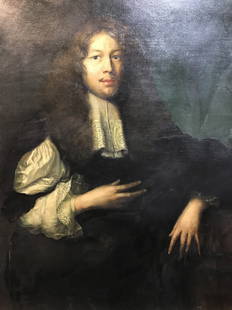 Old master painting of a Lord, c.18th/19th century: Old master oil on canvas painting of a Lord, circa 18th/19th century.36" x 40".Restorations to the hand area.