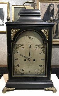 17th/18th century bracket clock, Alex Haynes: 17th/18th century bracket clock, Alex Haynes.22" x 10" x 6".