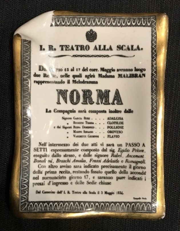 Fornasetti porc dish-Opera,Circa 1950. (1 of 5)