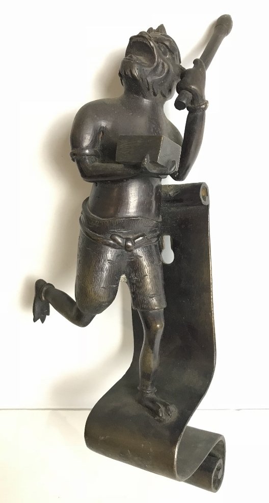 Japanese bronze of a demon, c.1900 (1 of 9)