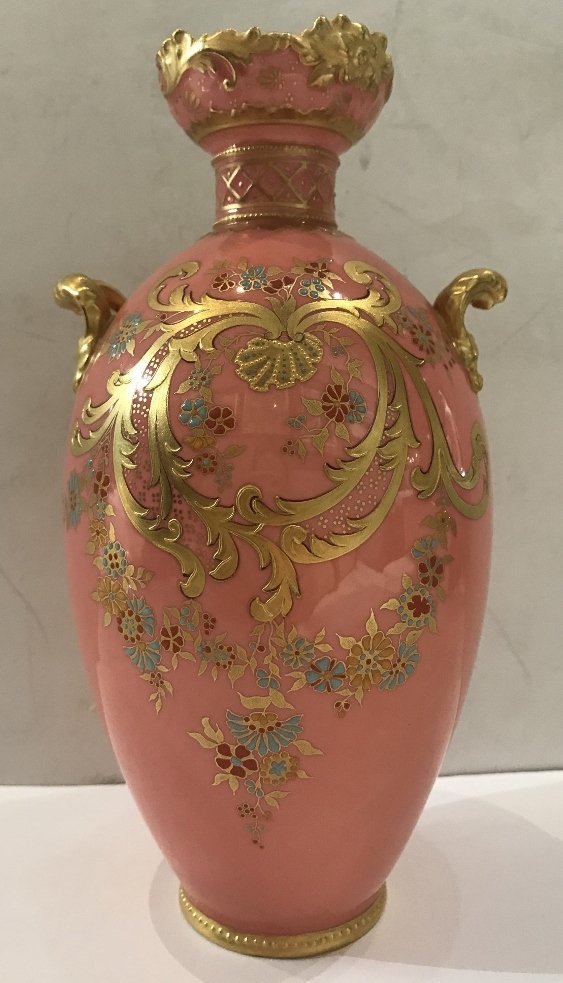 Royal Crown Derby vase, c.1900 (1 of 7)