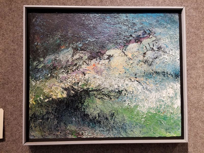 Abstract painting by Timothy Hasenstein (1 of 4)