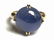 14k cabochon natural star sapphire ring-GIA